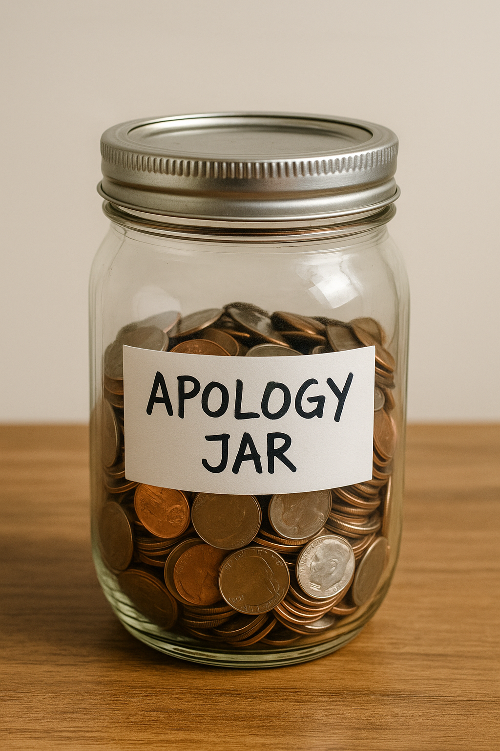 apology jar apology jar