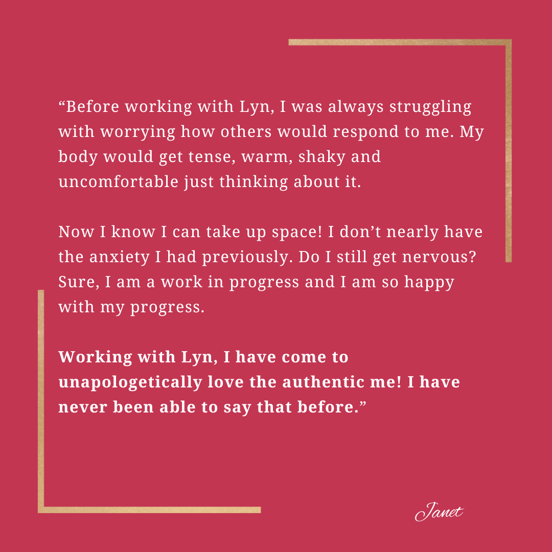 janet testionial Janet testimonial